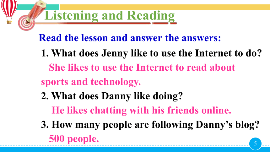 Lesson19 How Do You Use the Internet 课件 (共19张PPT)2022-2023学年冀教版英语八年级下册