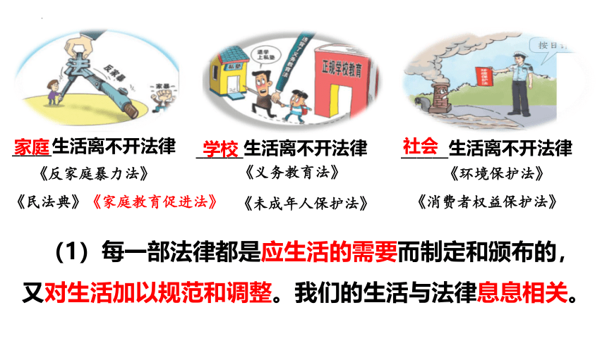 9.1 生活需要法律 课件(共22张PPT)-2023-2024学年统编版道德与法治七年级下册