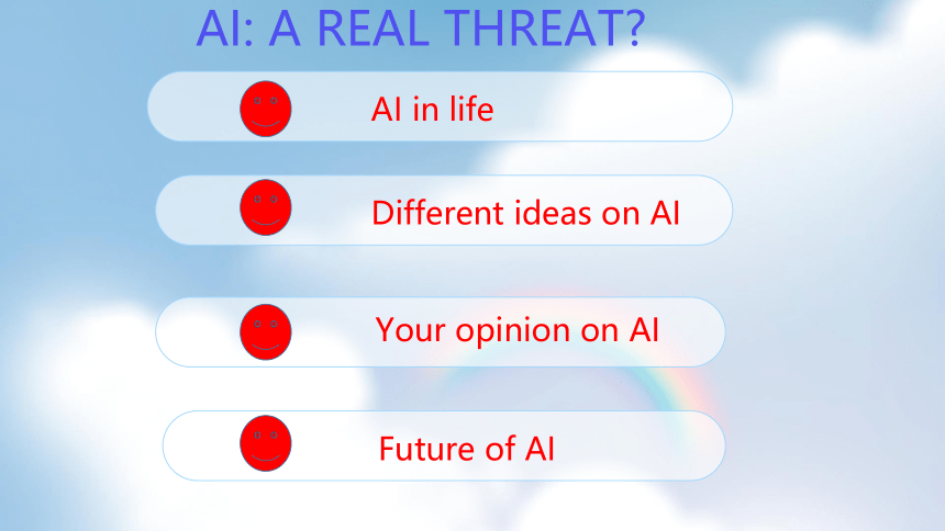 外研版（2019）选择性必修第三册 Unit4 A glimpse of the futureAI  A REAL THREAT教学课件（共22张PPT）