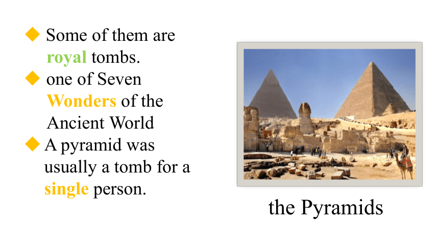 Module 2  Experiences  Unit 2  They have seen the Pyramids 课件(共27张PPT)