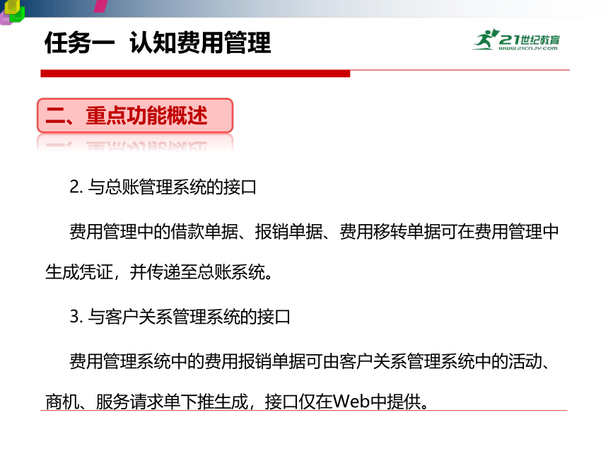 中职－ERP项目实训－09 项目九  费用管理实训 课件