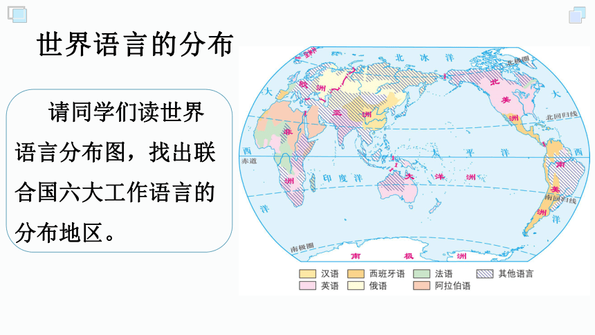2021-2022学年地理七年级上册-湘教版3.3世界的语言与宗教课件(共25张PPT)
