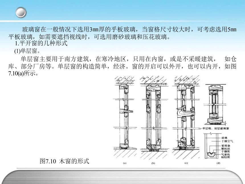 第一篇 第07章 门与窗 课件(共34张PPT)- 《房屋构造与识图(构造)》同步教学（哈工大版）