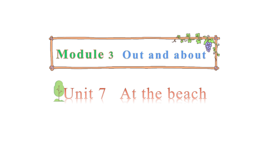 Module 3 Unit 7 At the beach  第2课时 课件(19张ppt)