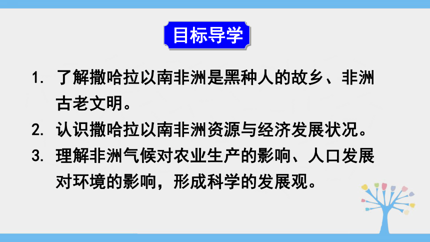 2020-2021学年人教版七年级下册地理同步课件8.3  撒哈拉以南非洲（51张PPT）