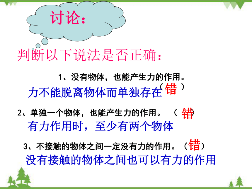 沪科版物理八年级上册 6.1力课件(共27张PPT)