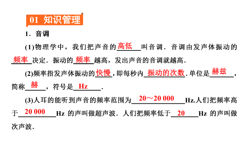 2.2声音的特性（习题PPT））2021-2022学年八年级上册物理人教版(共23张PPT)