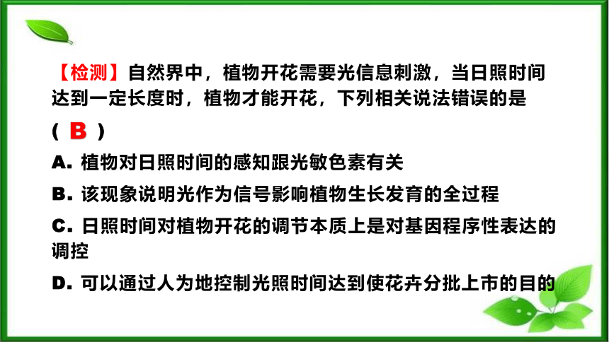 2021-2022学年高二上学期生物人教版选择性必修1-5.4环境因素参与调节植物的生命活动课件（45张ppt）