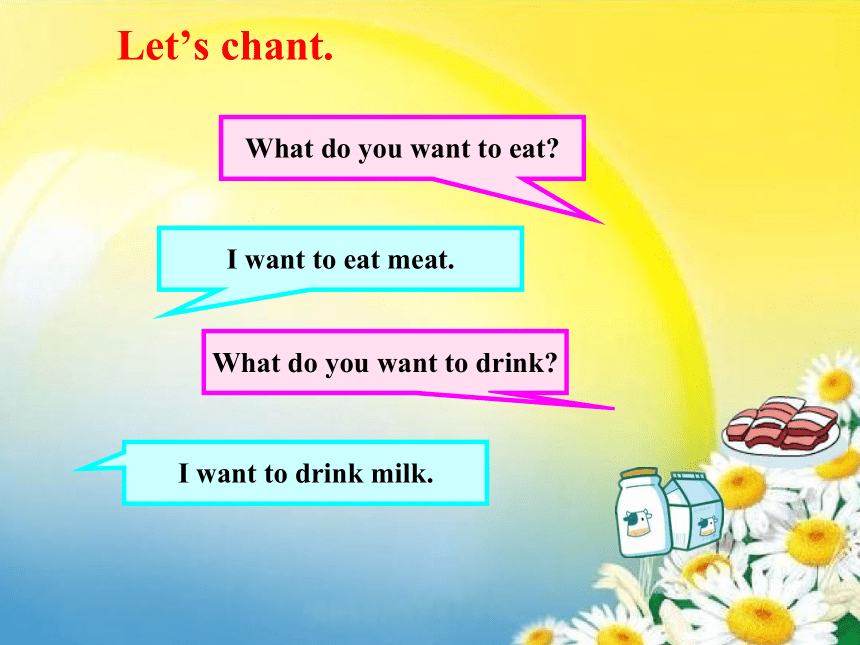 Module 1 Unit 2 What do you want to eat? 课件(共11张PPT)