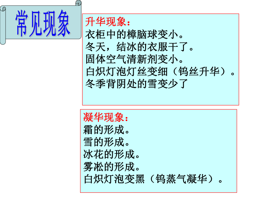 人教版物理八年级上册3.4-升华和凝华(共33张PPT)