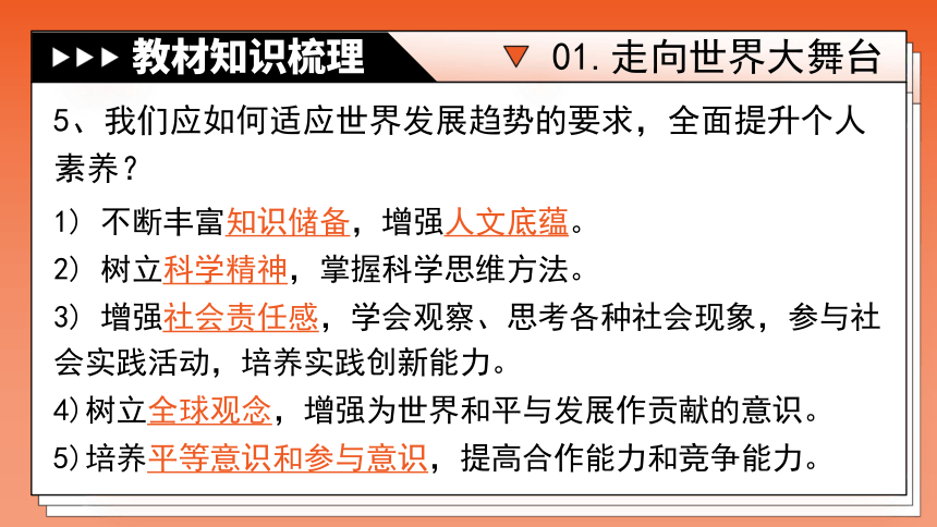 专题23《走向未来的少年》全国版道法2024年中考一轮复习课件【课件研究所】