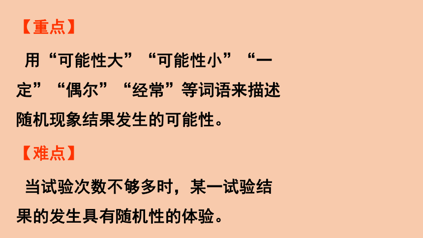 西师大版数学六年级上册8.2 描述可能性的大小  课件（21张ppt）