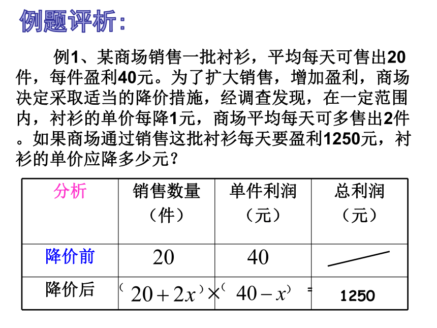 1.4用一元二次方程解决问题（2）-苏科版九年级数学上册课件（共17张ppt）