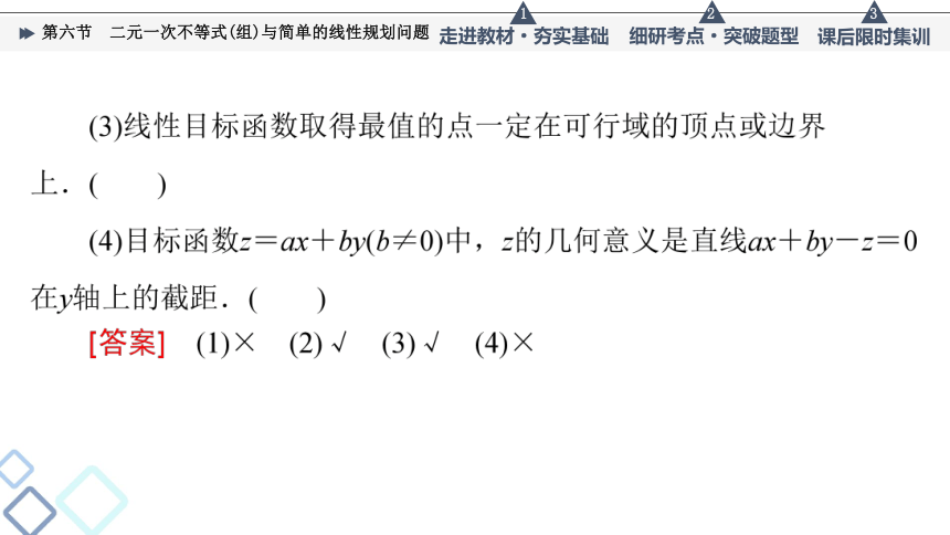 第1章 第6节 二元一次不等式(组)与简单的线性规划问题  课件(共64张PPT)