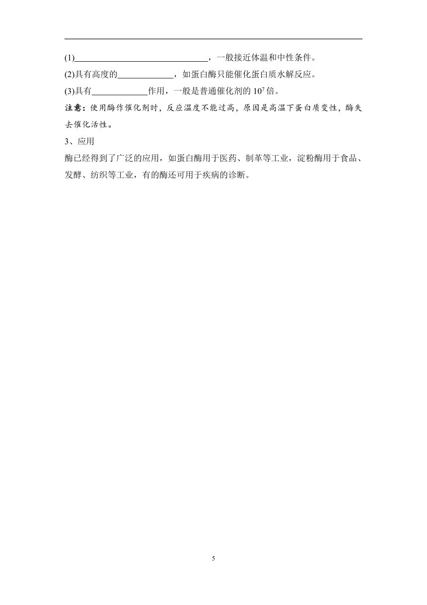 4.2蛋白质（学案）——2022-2023学年高二化学人教版(2019)选择性必修3（含答案）