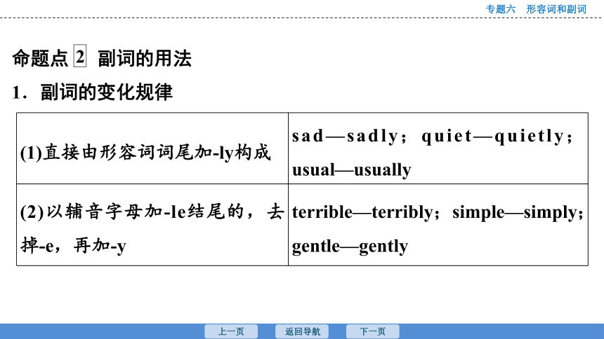 2023年广东中考英语复习--专题6  形容词和副词 课件（45张）