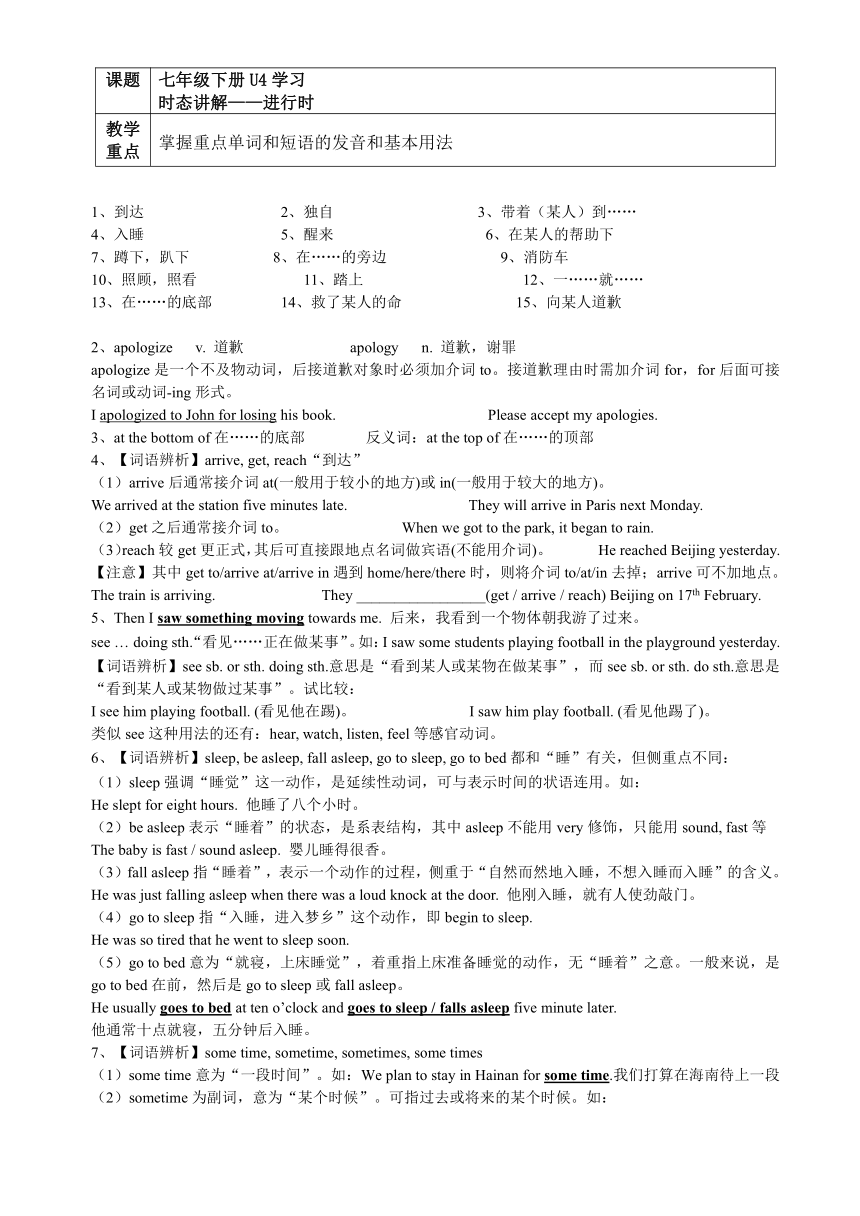 牛津深圳版七年级英语下册Module 2 Arts and crafts Unit 4学习 时态讲解讲义（无答案）