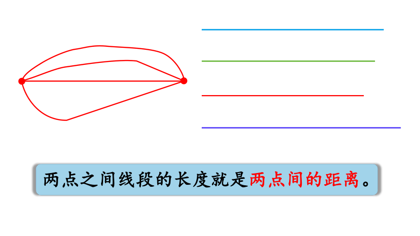 青岛版六三制四年级上册4.3   两点间的距离和点到直线的距离课件（21张PPT)