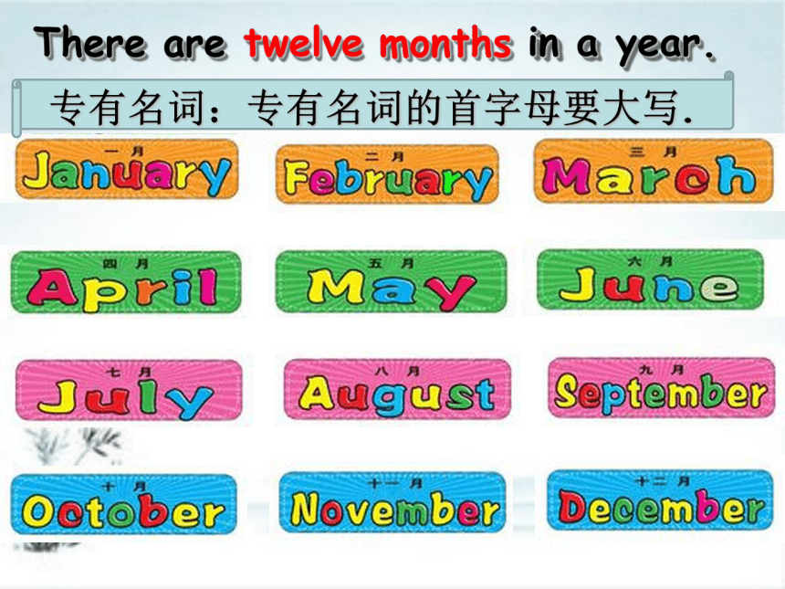 Unit 2 Lesson 7 Months of the Year 课件(共27张PPT)