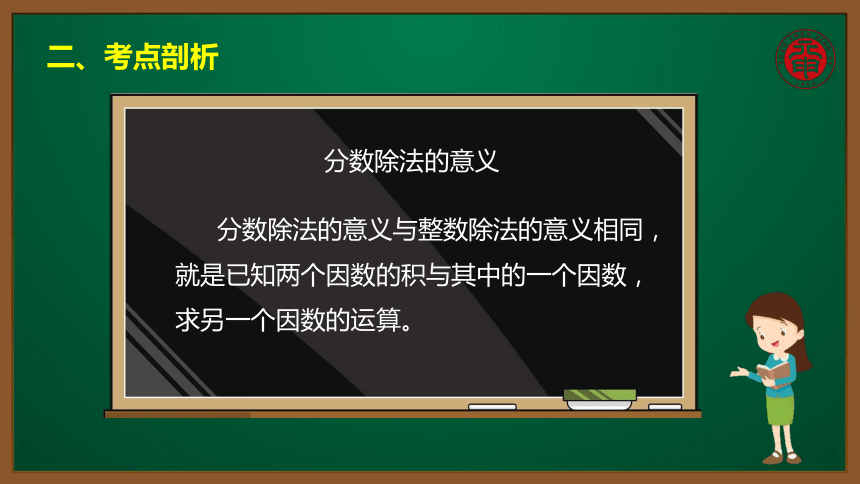 小数六年级考点精讲 分数除法 课件（9张PPT）