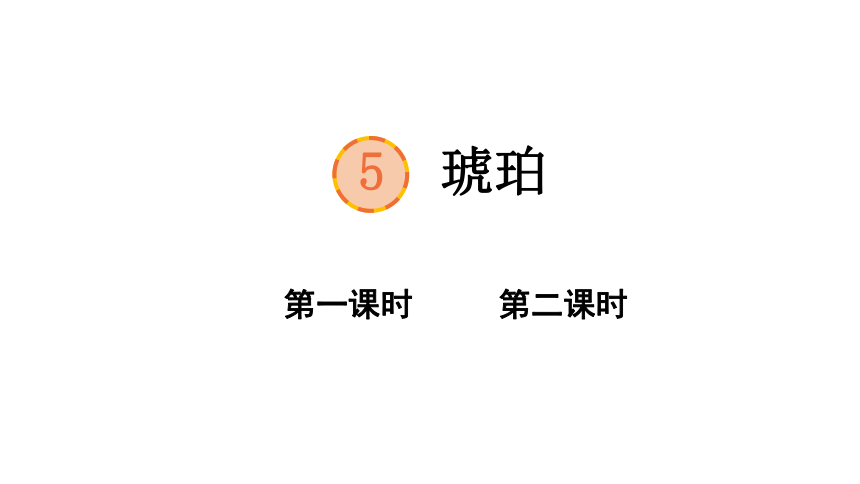 5 琥珀   课件（2课时 44张PPT)