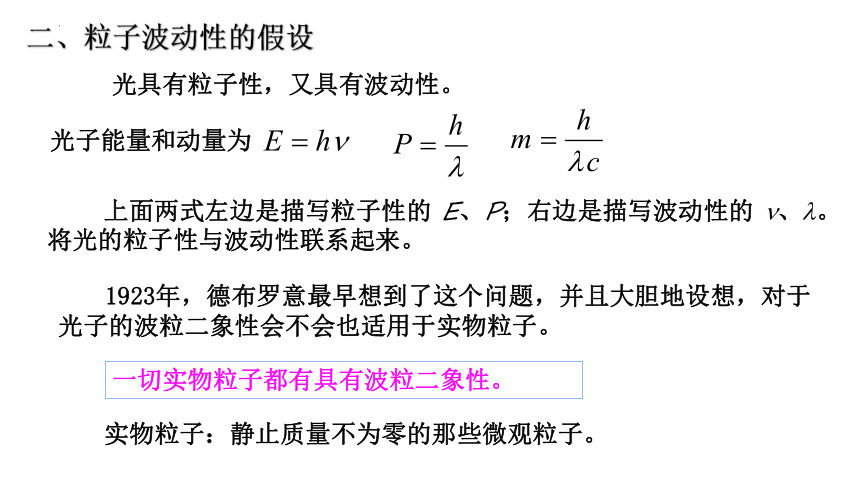 物理人教版（2019）选择性必修第三册4.5粒子的波动性和量子力学的建立（共42张ppt）