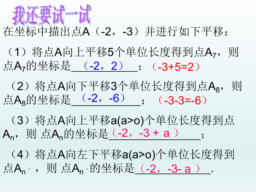 人教版七年级下册7.2.2 用坐标表示平移 课件（共20张）