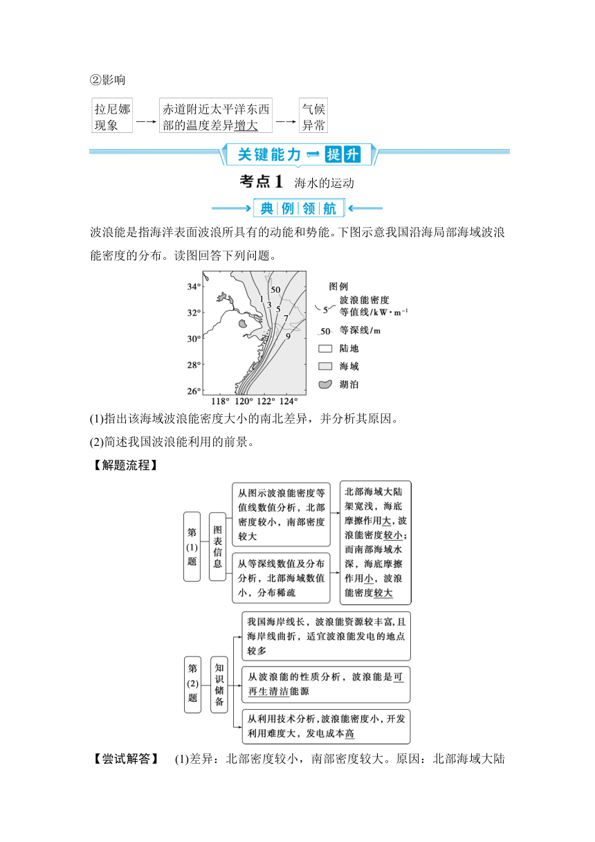 2023届高三地理一轮复习学案 第13讲　海水的运动　海—气相互作用