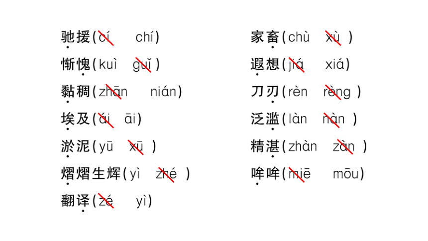 部编版语文五年级下册第七单元单元习题课件(共33张PPT)