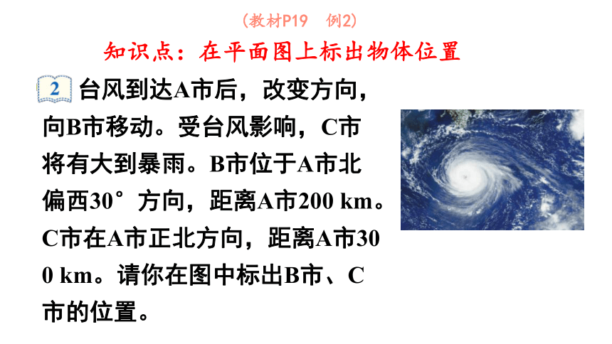 （2022秋季新教材）人教版 六年级数学上册2.2  标出物体的位置课件（19张PPT)