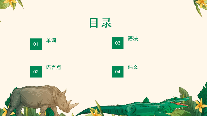 人教版（2019）必修 第二册Unit 2 Wildlife protection复习课件（共45张ppt）