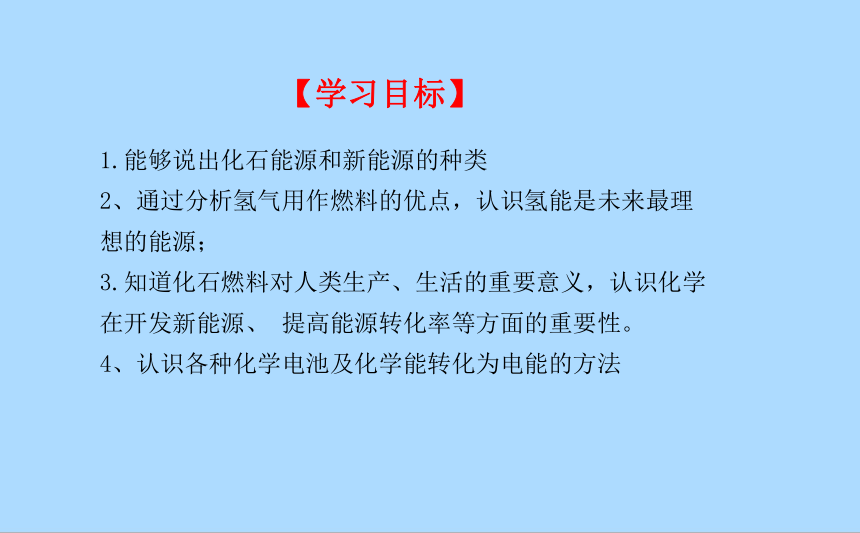 鲁教版化学九年级下册11.1化学与能源开发课件(共22张PPT)