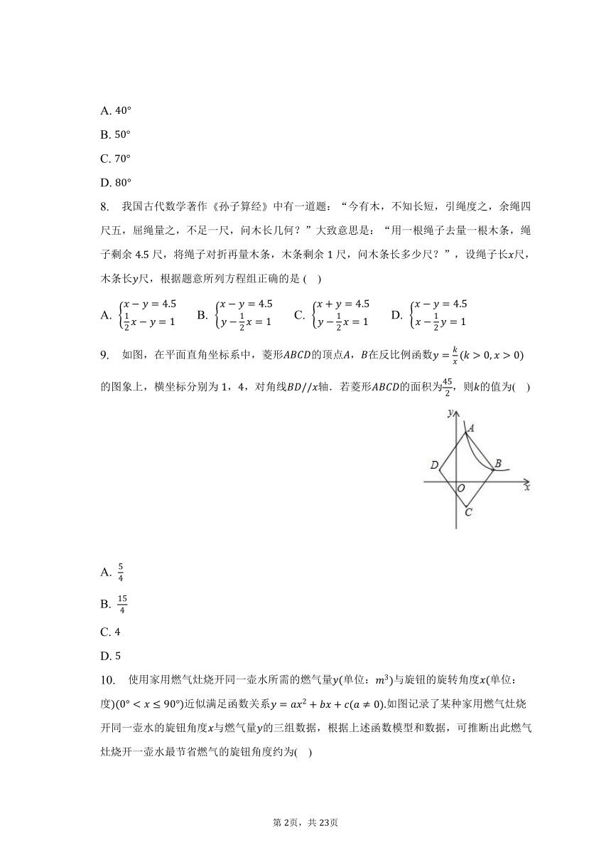 2023年湖南省株洲市天元区重点中学中考数学一模试卷(含解析)