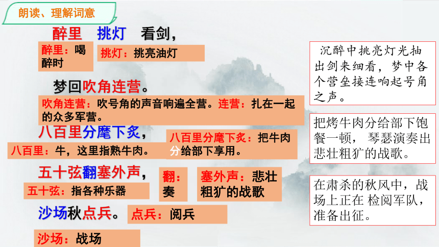 第12课《词四首——破阵子·为陈同甫赋壮词以寄之》课件2021—2022学年部编版语文九年级下册（共26张PPT）