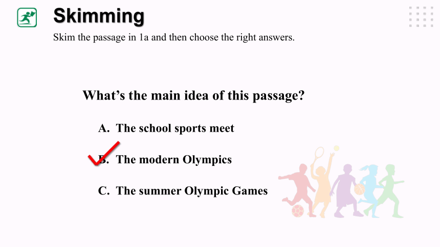 （新课标）Unit 1 Playing Sports Topic 3 The school sports meet is coming Section C 课件(共33张PPT)+内嵌音视频