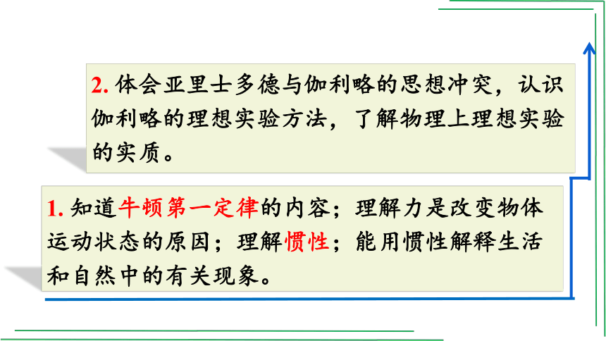 8_1 牛顿第一定律【2022春人教版八八下物理精品课件+视频】(共29张PPT)