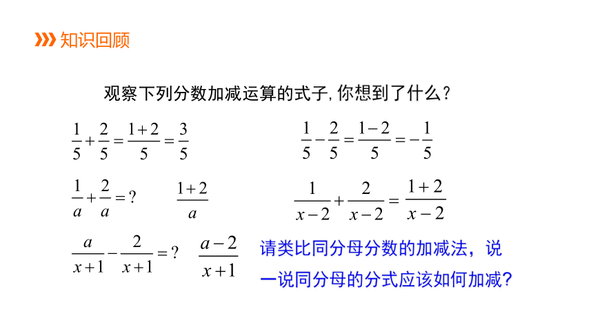 沪科版数学七年级下册9.2.2   第2课时  分式的加减 同步课件(共15张PPT)