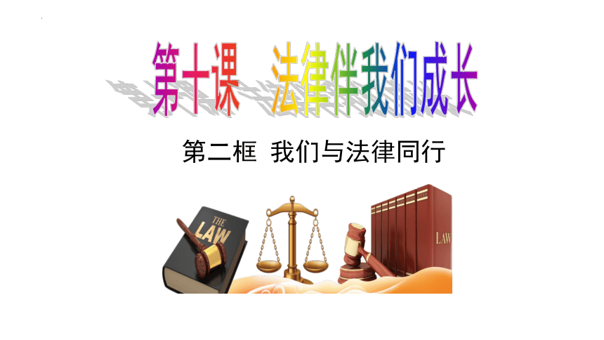 （核心素养目标）10.2我们与法律同行课件(共28张PPT)+内嵌视频  统编版道德与法治七年级下册