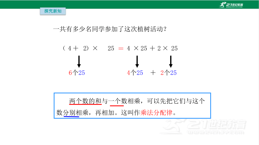 人教版（2023春）数学四年级下册3.5乘法运算律（2）课件（17张PPT)