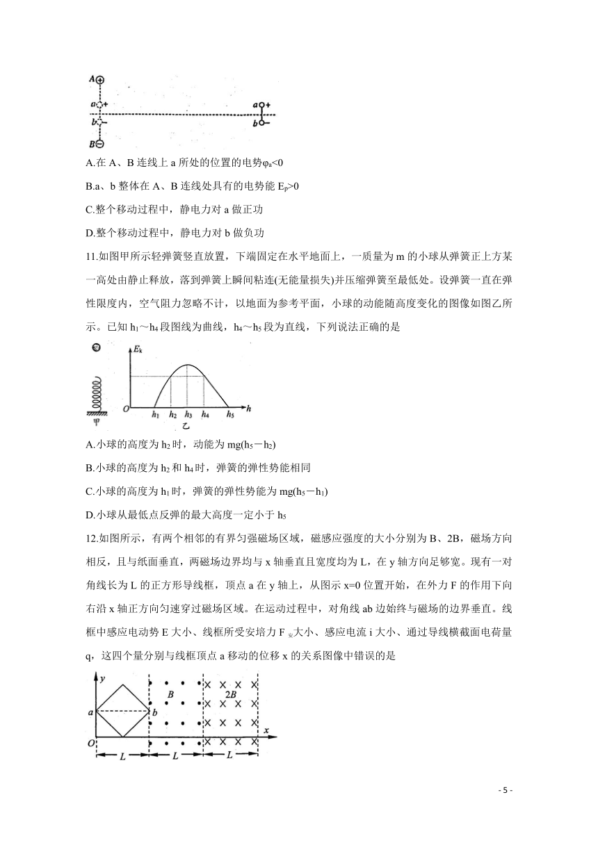 山东省济南市章丘区2021届高三下学期4月二轮阶段性测试（二模） 物理 Word版含答案