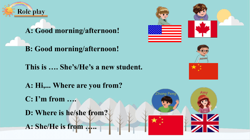 Unit 1 Welcome back to school Part B（Let's talk） 课件(共17张PPT)