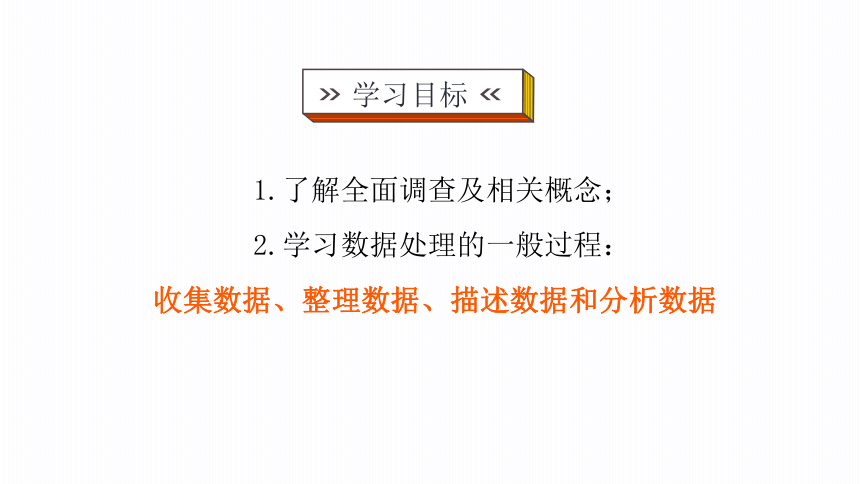 人教版七年级下册10.1 统计调查 课件（共30张）