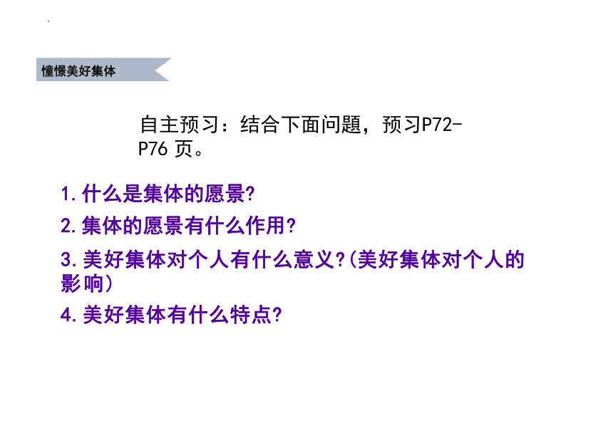 8.1 憧憬美好集体 课件（29张PPT）