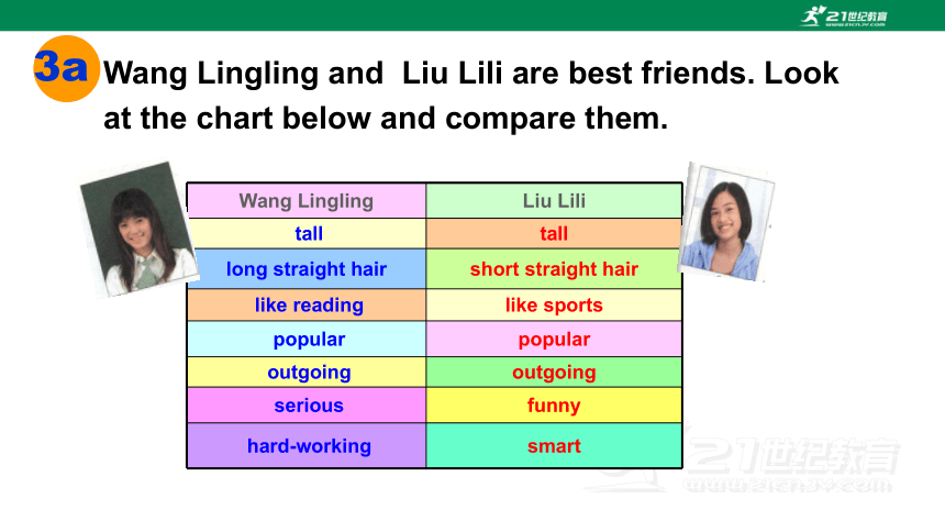 【新课标】Unit3I' m more outgoing than my sister.  Section B(3a-Self check)课件（共19张PPT）