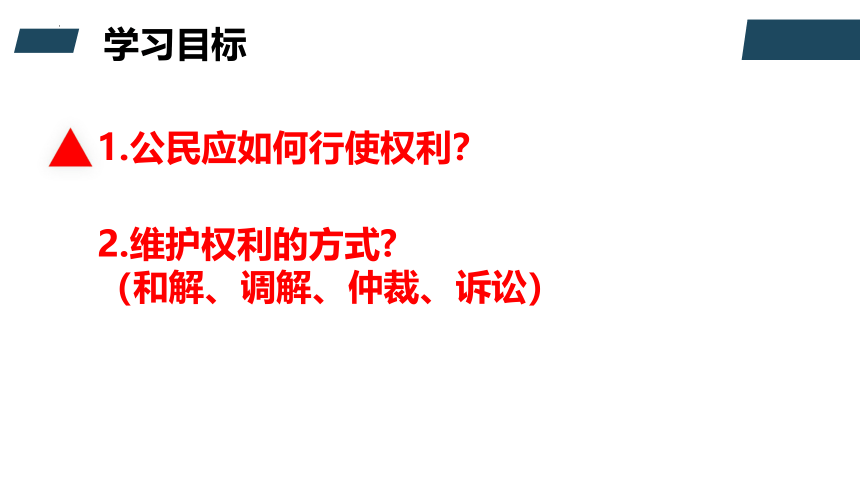 3.2依法行使权利课件 (共23张PPT)统编版道德与法治八年级下册