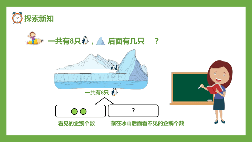 北师大版一年级上册数学3.7可爱的企鹅课件(共18张PPT)