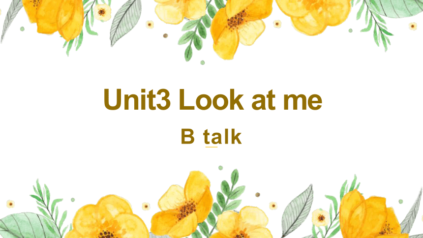 Unit 3 My friends Part B Let's talk 课件 (14张PPT)