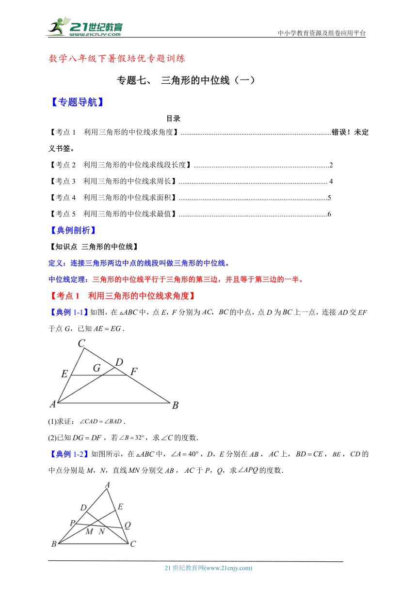 数学八年级下暑假培优专题训练7（含解析）