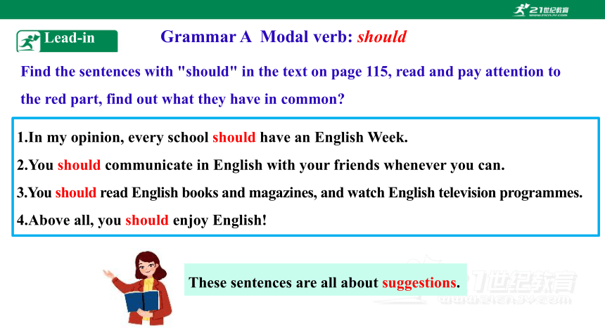 【新课标】Unit 8 English week Period 3 Grammar课件