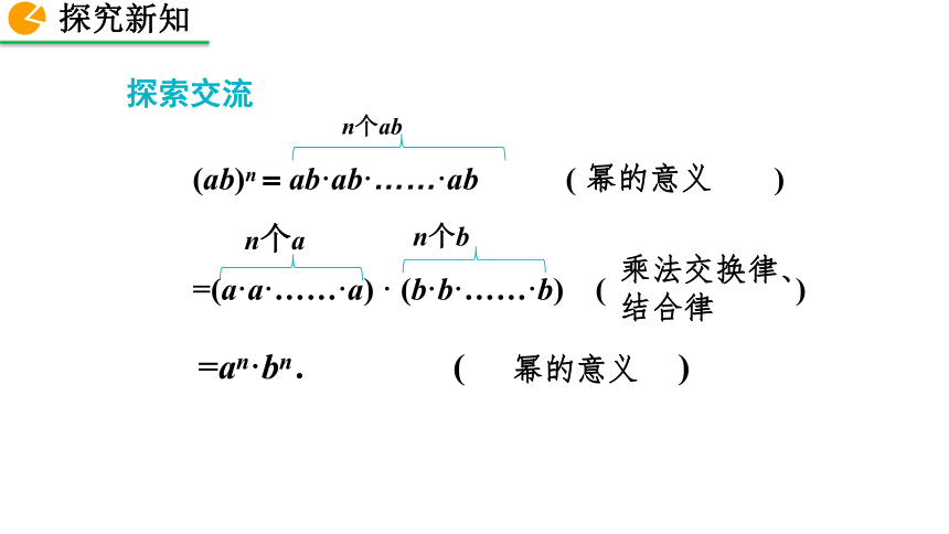 2020-2021初中数学北师版七年级下册同步课件1.2 幂的乘方与积的乘方（第2课时 24张）